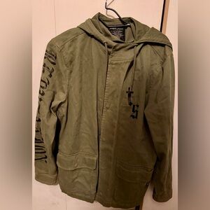 Taylor Swift Reputation Stadium tour official army green jacket size small.